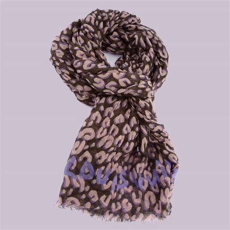 louis vuitton leopard scarf replica|louis vuitton scarf leopard print.